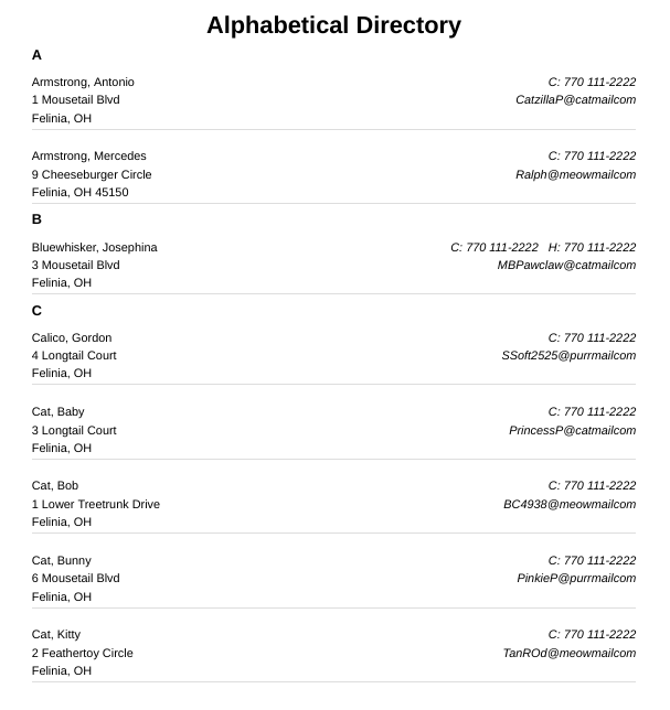 directory 3 screenshot