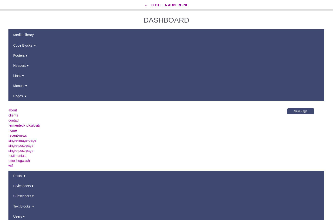 qvsis dashboard with pages