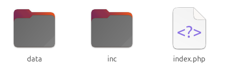 files for Directories